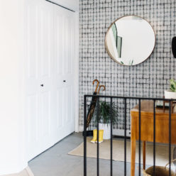 Earth Grey Brick Shibori Wallpaper • Milton & King