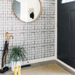 Earth Grey Brick Shibori Wallpaper • Milton & King