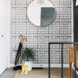 Earth Grey Brick Shibori Wallpaper • Milton & King
