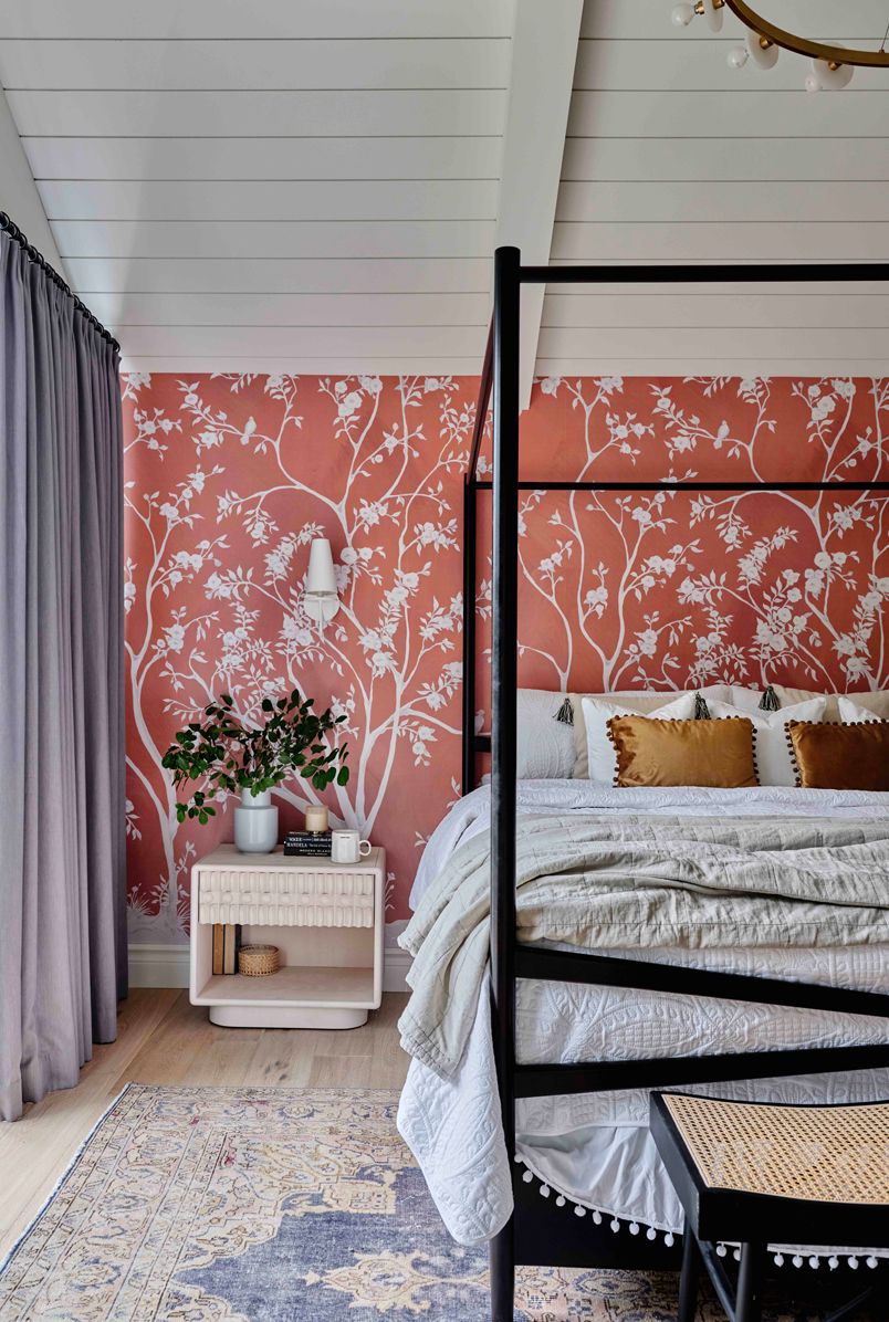 Blooming Joy Mural • Bowers Construction • Bedroom Wallpaper