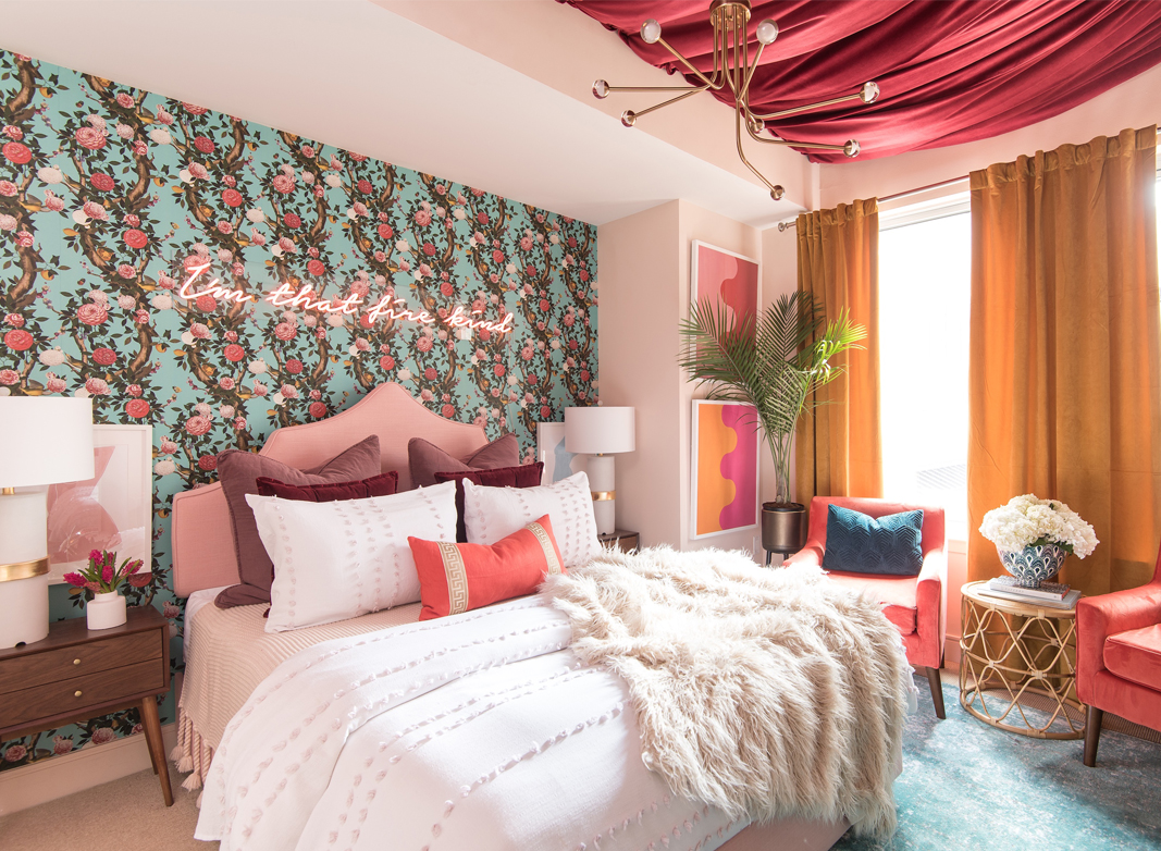 Garden Bloom Wallpaper • Bedroom Wallpaper • LibbyLivingColorfully • Sexy Granny Chic
