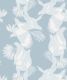 Magpie Wallpaper • Milton & King USA • Blue Bell Wallpaper Swatch