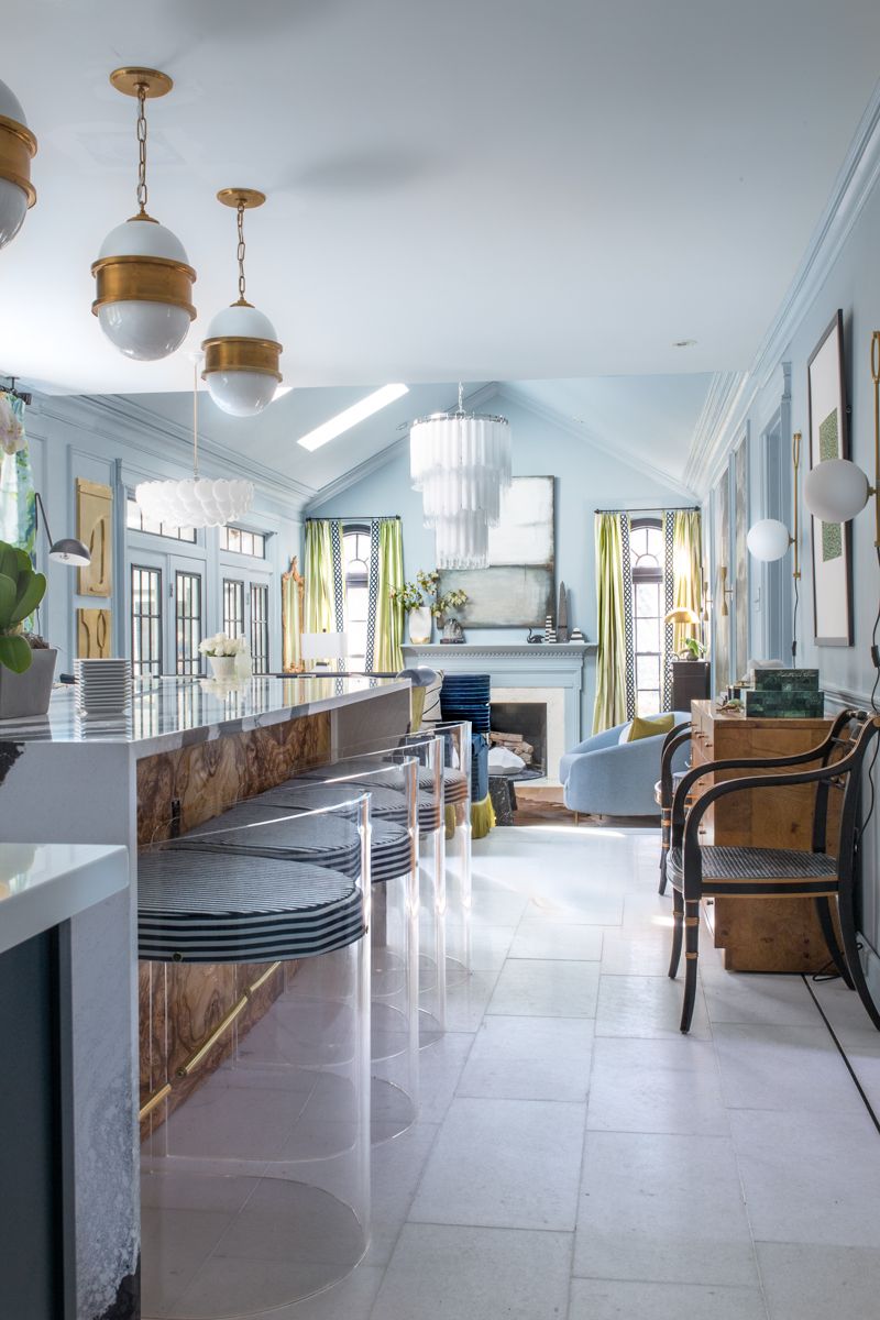 Kitchen • Candy Stripe Fabric Chairs • Jewel Marlowe