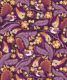 Faintails Wallpaper • New Zealand • Bird Wallpaper • Kowhai Tree • Kowhai Flowers • Purple Wallpaper •Swatch