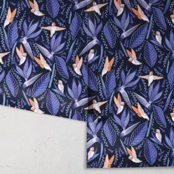 Hummingbird Wallpaper • Birds Of Paradise Flower • Bird Wallpaper • Blue Wallpaper Drops