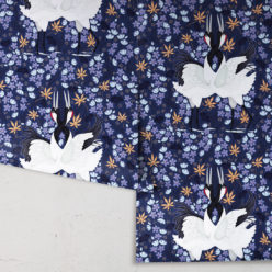 Japanese Cranes Wallpaper • Bird Wallpaper • Blue Wallpaper Drops