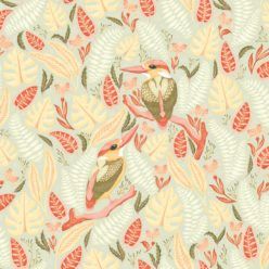 Kingfisher Wallpaper • Bird Wallpaper • Light Pastel Wallpaper