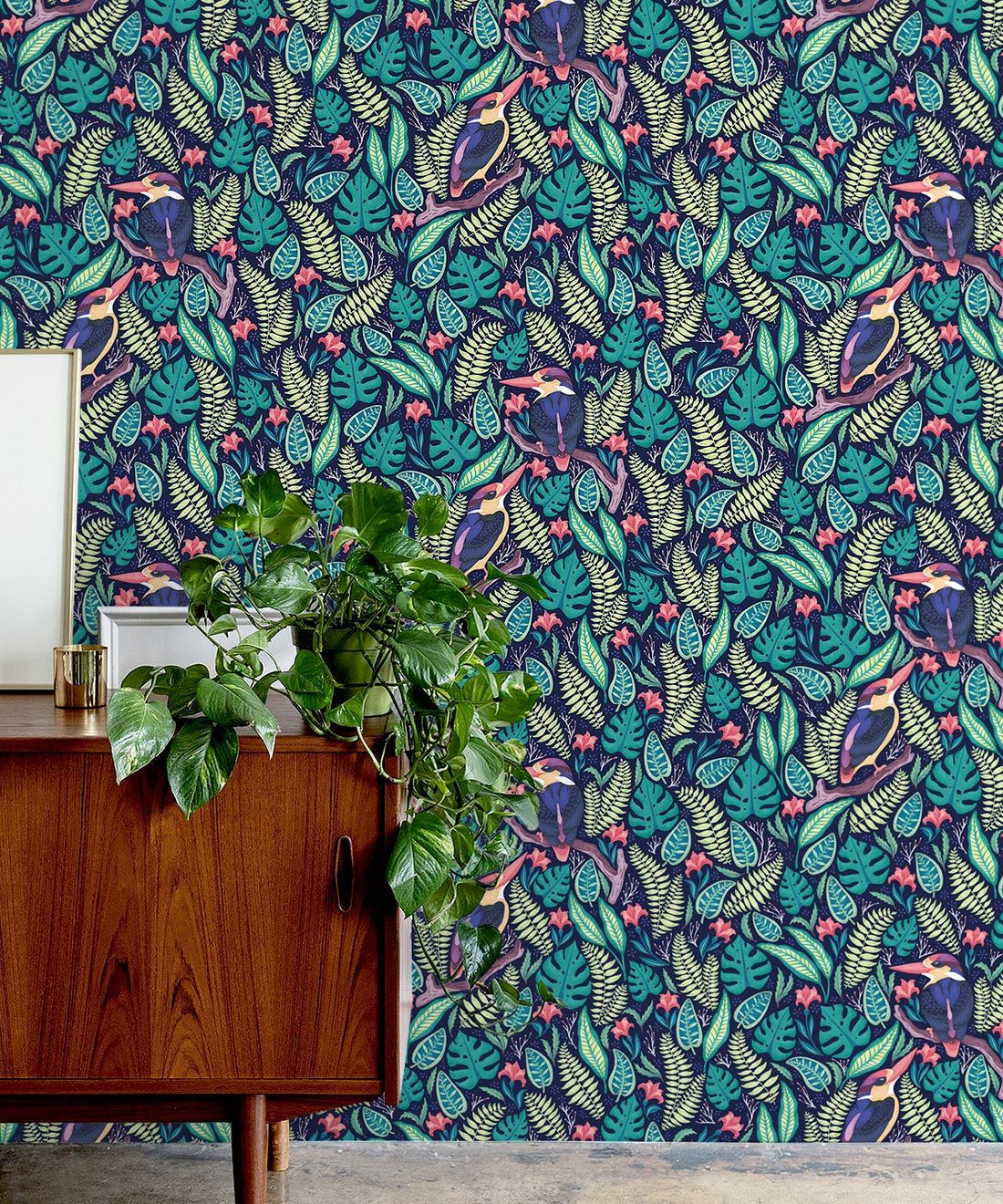 Exotica Flamingo Wallpaper – Designer Wallcoverings and Fabrics