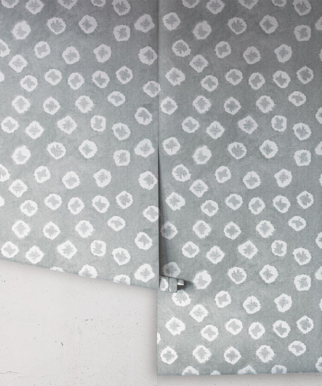 Grey Kanoko Wallpaper • Shibori