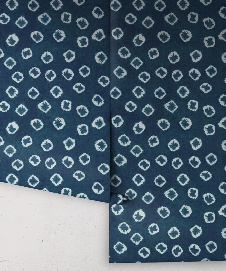 Kanoko Wallpaper • Designer Tie Dye • Milton & King