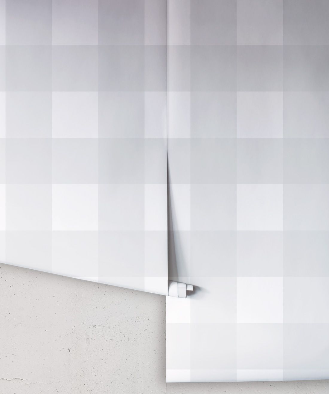 Mel's Buffalo Check Wallpaper • Gray Plaid Wallpaper Rolls