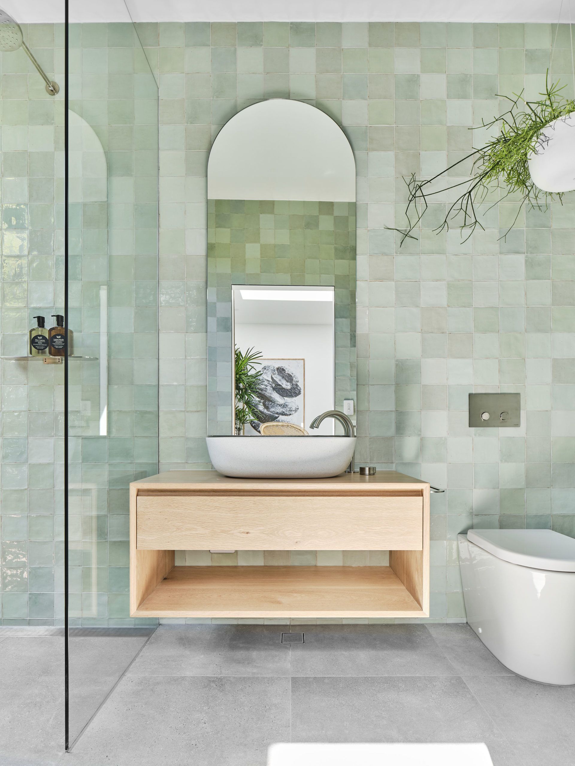Bathroom • Barefoot Bay Villa designed by The Designory • Byron Bay