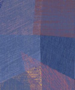 Chimera Wallpaper by Simcox • Color Cobalt • Colorful Geometric Abstract Wallpaper • Purple Wallpaper • Swatch