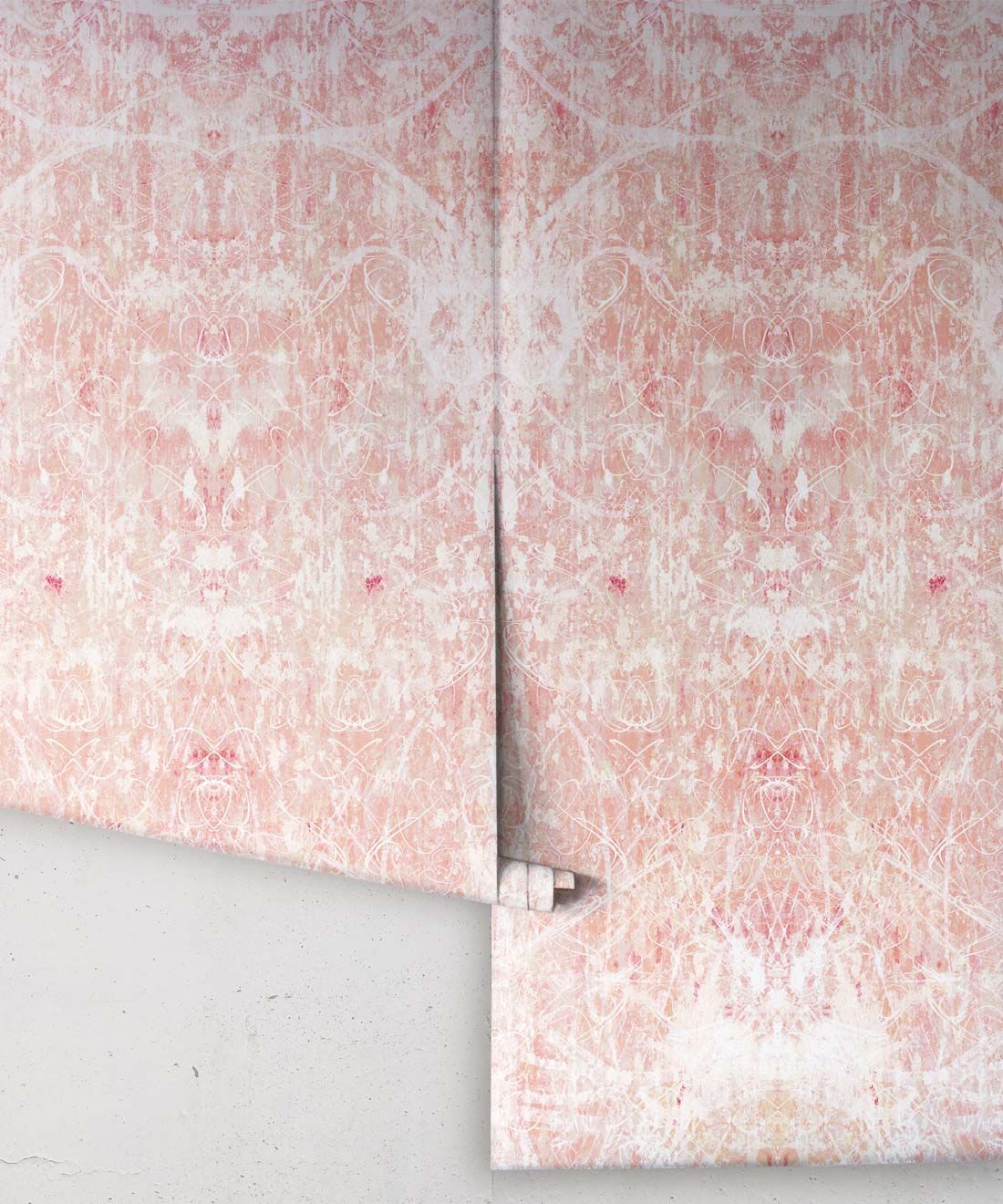 Hori Wallpaper by Simcox • Color Peach • Abstract Wallpaper • rolls