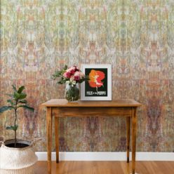 Patina Wallpaper by Simcox • Color Earth • Abstract Wallpaper • Insitu