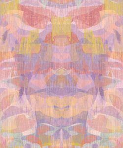 Camoufleur Wallpaper • Tangerine • Orange Wallpaper • Abstract Wallpaper swatch