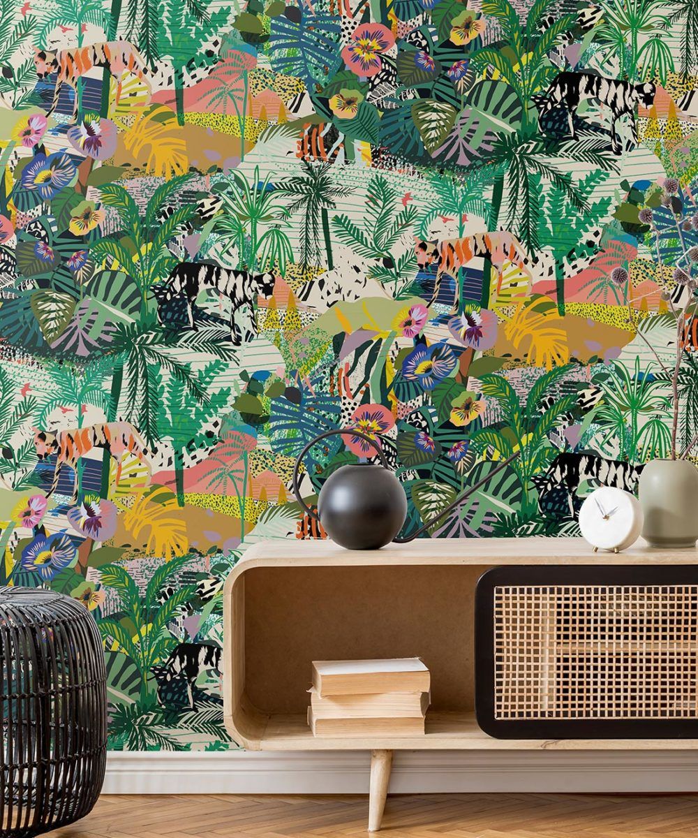 Utopia • Colorful Tropical Wallpaper • Milton & King