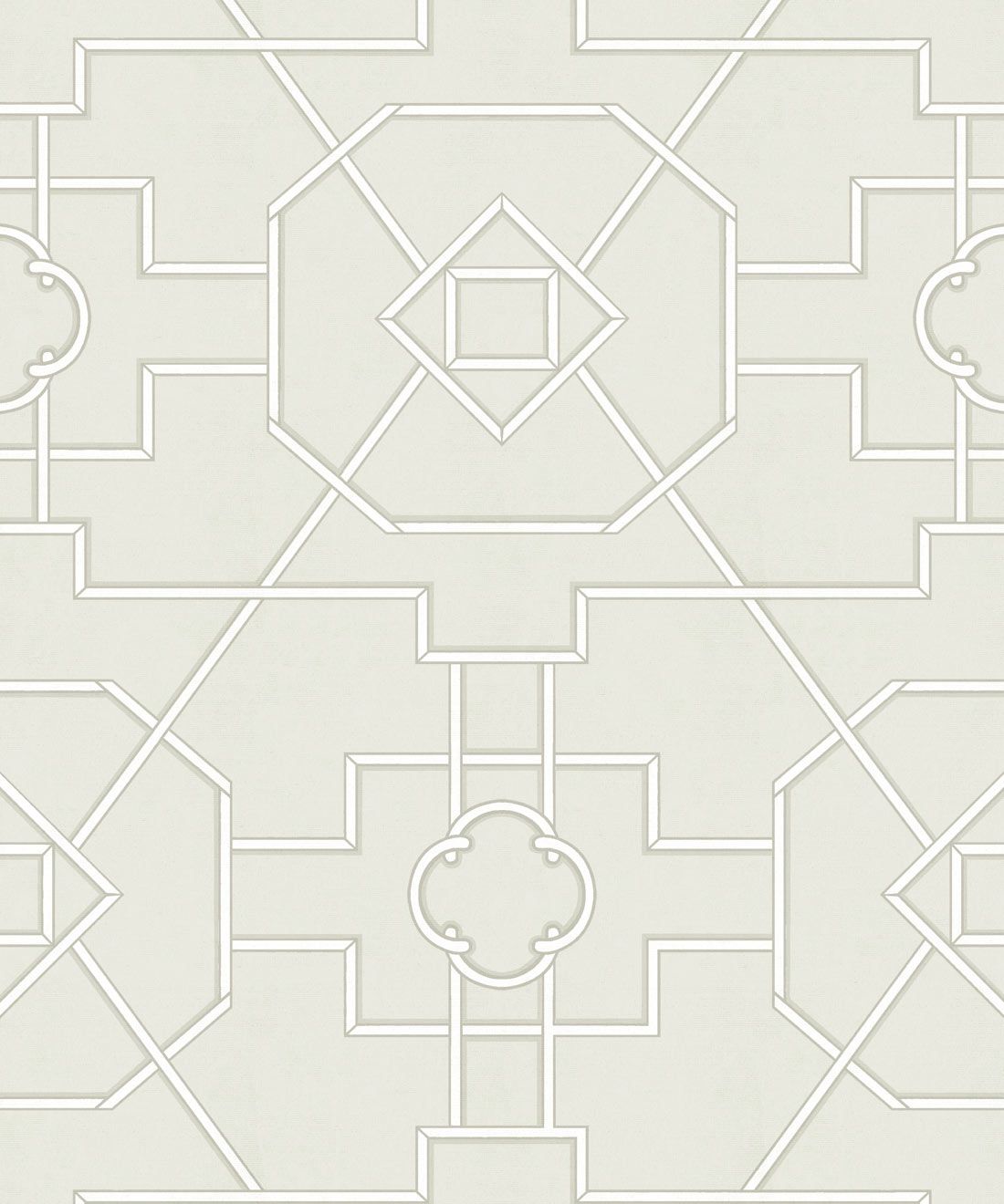 Trellis Wallpaper • Geometric Wallpaper • Beige Wallpaper • Swatch