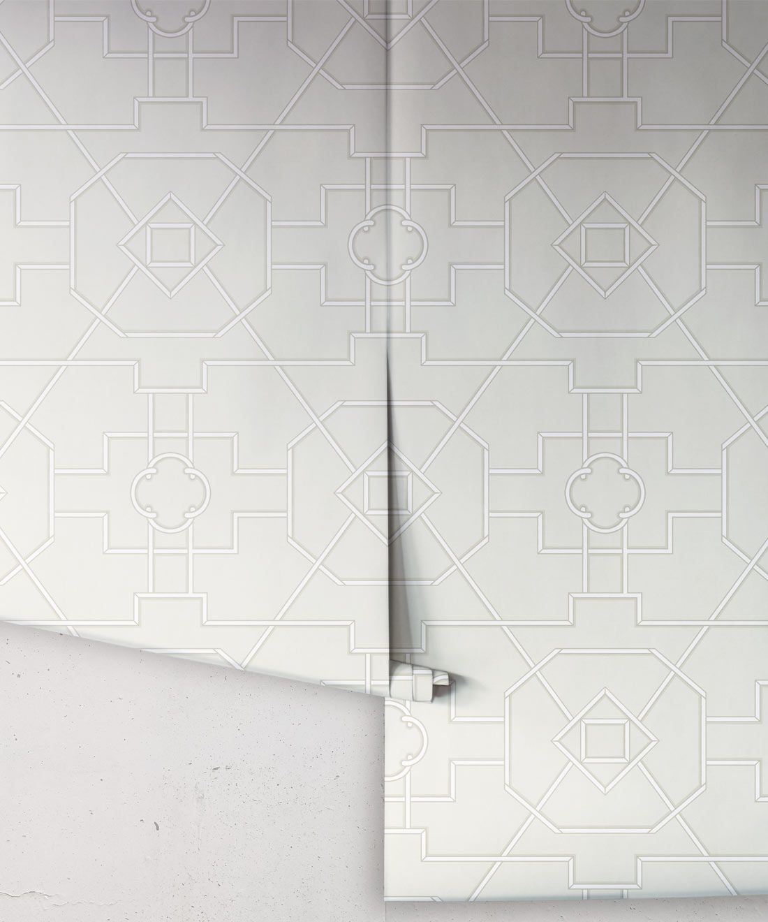 Trellis Wallpaper • Geometric Wallpaper • Beige Wallpaper • Rolls