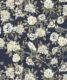 Victoria Wallpaper • Floral Wallpaper • Navy Wallpaper • Swatch