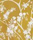 Blooming Joy • Chinoiserie Wallpaper by Danica Andler • Mustard Swatch