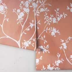 Blooming Joy • Chinoiserie Wallpaper by Danica Andler • Peach Rolls