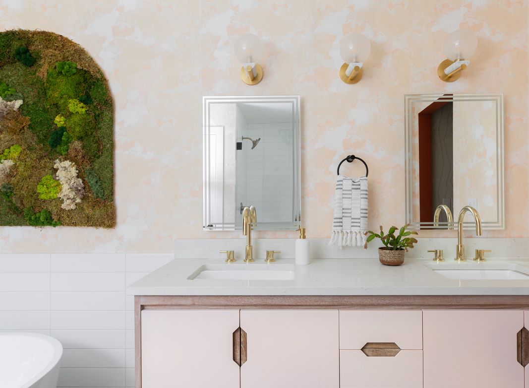 Autumn Path Wallpaper • Waterproof Wallpaper • Bathroom Wallpaper