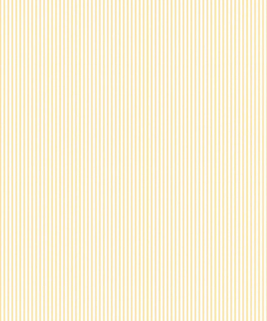 Ticking Stripe Wallpaper • Sunshine Yellow Wallpaper • Swatch