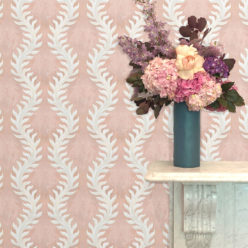 Fern Wallpaper • Pink Wallpaper • Insitu