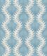 Fern Wallpaper • Blue Wallpaper • Swatch