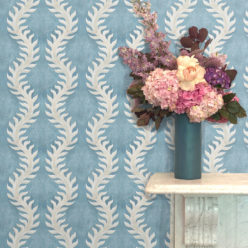 Fern Wallpaper • Blue Wallpaper • Insitu