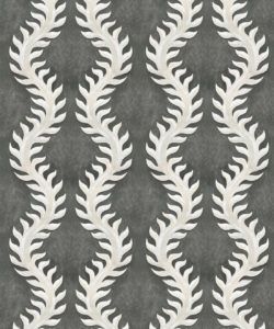 Fern Wallpaper • Gray Wallpaper • Swatch