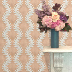 Fern Wallpaper • Salmon Wallpaper • Insitu