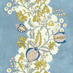 Pomegranate Wallpaper • French Blue • Swatch