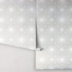 Sun Light Star Bright Wallpaper • Beige • Rolls