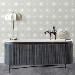 Sun Light Star Bright Wallpaper • Beige • Insitu