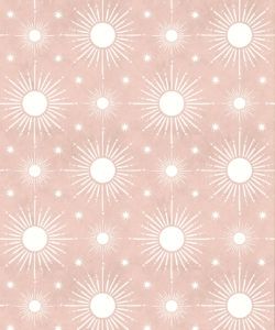 Sun Light Star Bright Wallpaper • Dusty Pink • Swatch