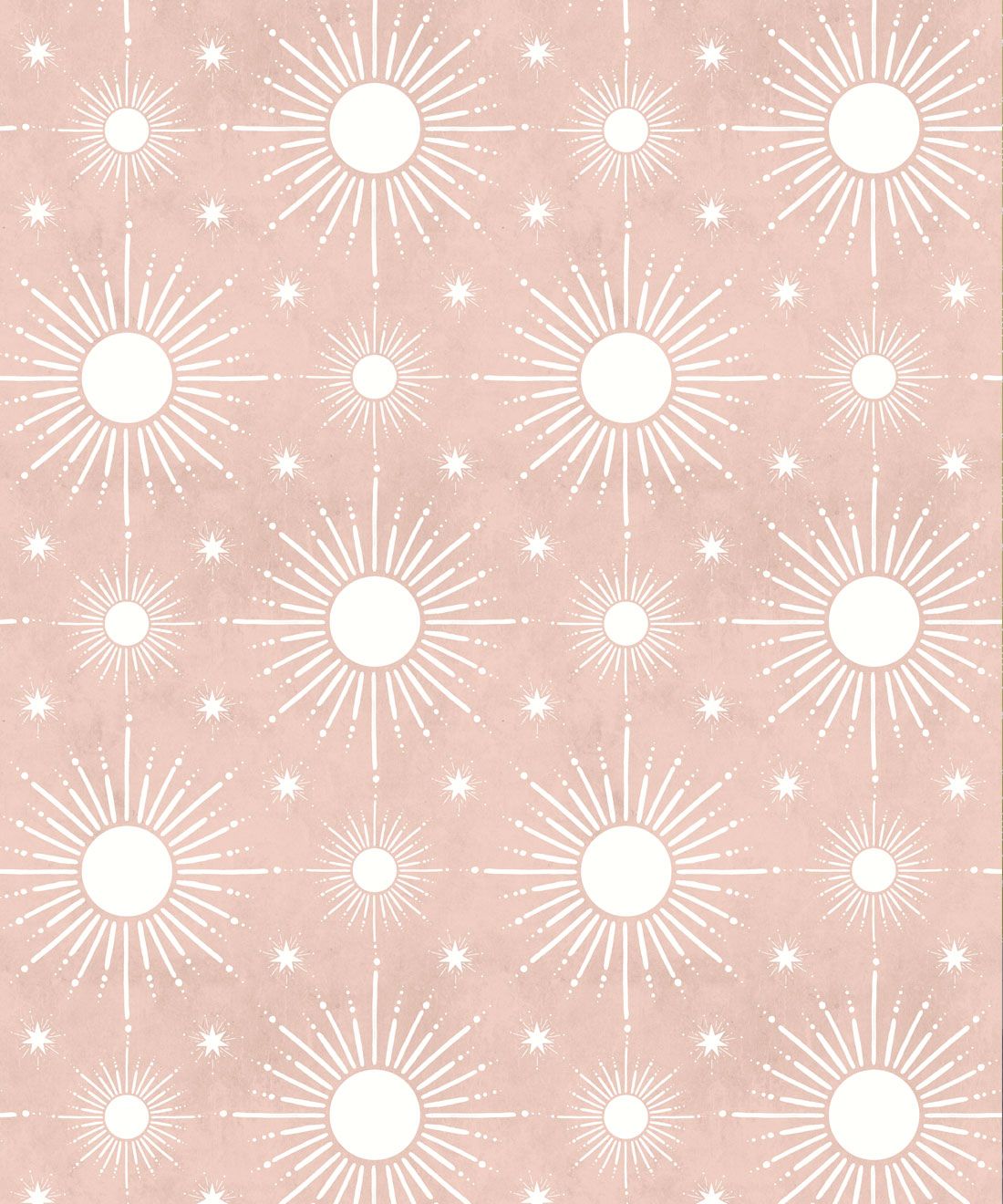 Sun Light Star Bright Wallpaper • Dusty Pink • Swatch