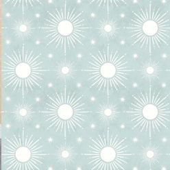 Sun Light Star Bright Wallpaper • Sea Spray • Swatch
