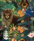 The Jungle Wallpaper • Animal Wallpaper • Botanical Wallpaper • Night Wallpaper • Swatch