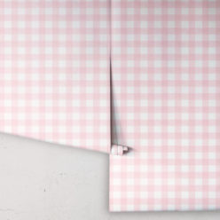 Check Wallpaper • Pink • Rolls