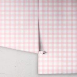 Check Wallpaper • Pink • Rolls