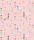 Paper Dolls wallpaper • Pink • Swatch