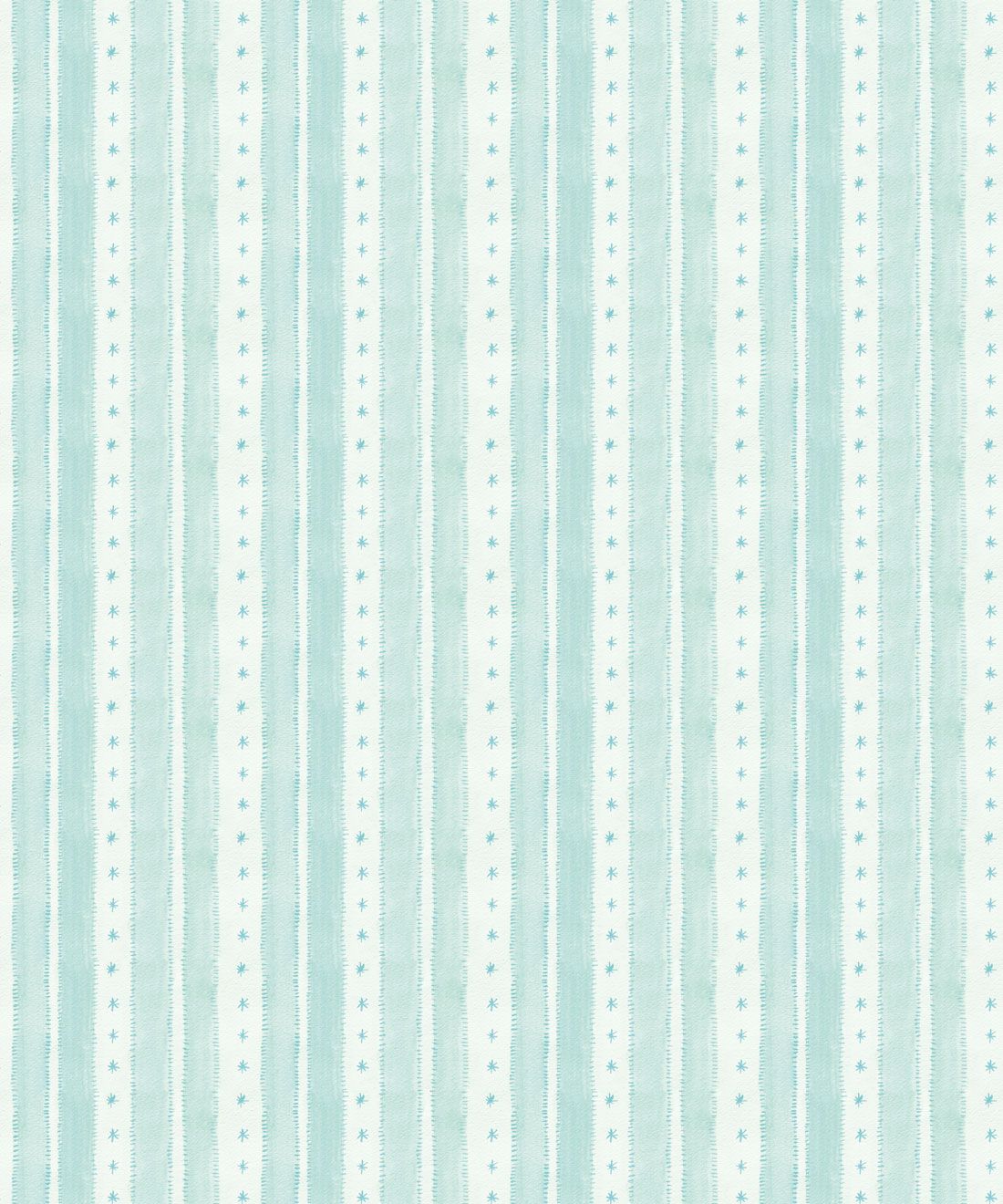Star Stripe Wallpaper • Turquoise • Swatch