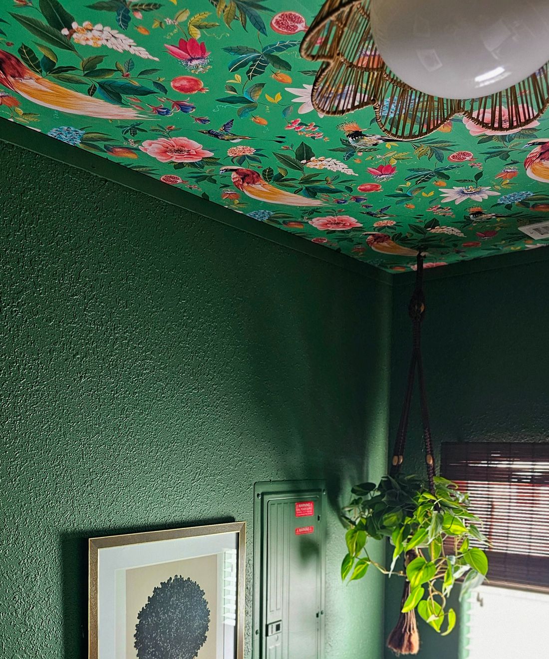 Gardenia - Tracy Hairston - MochaGirlPlace • Ceiling Wallpaper