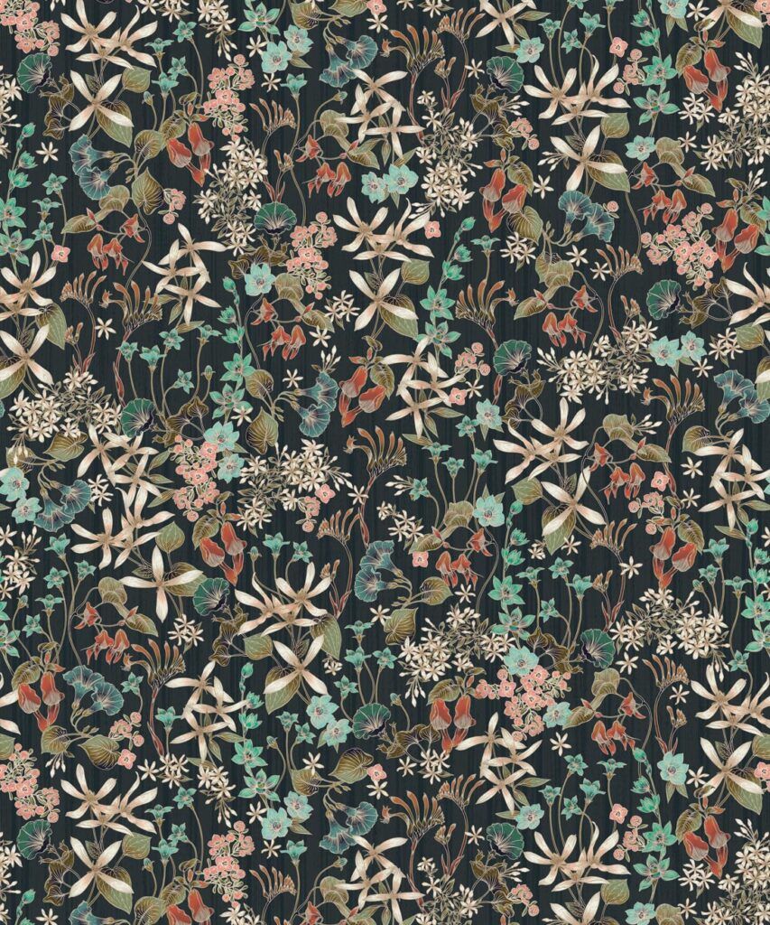 County Flowers • Antique Floral Wallpaper • Milton & King