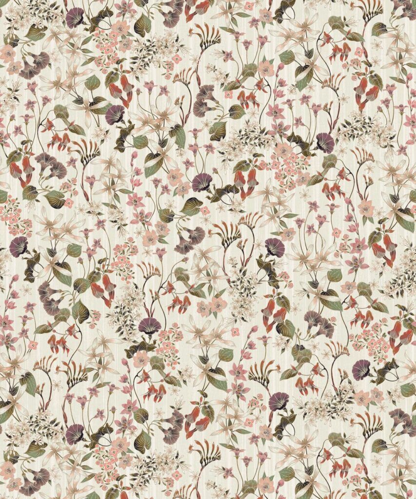 County Flowers • Antique Floral Wallpaper • Milton & King