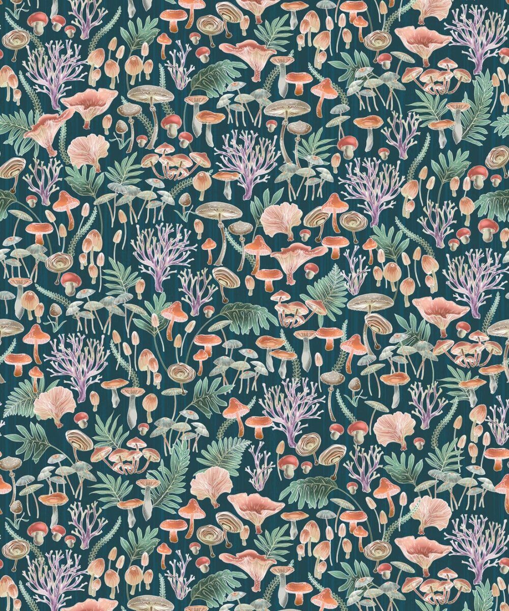 Fungi • Vintage Mushrooms Wallpaper • Milton & King