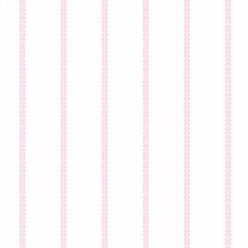 Chemin Wallpaper • Striped Wallpaper • Blush • Swatch