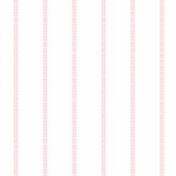 Chemin Wallpaper • Striped Wallpaper • Blush • Swatch